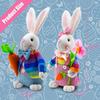 Easter Rabbit Decoration Bunny Figure Doll Figure Ornament Home Holiday Cute Bunny Home Decoration Easter Rabbit Decoration