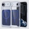 Luxury Strong Magnetic Transparent Phone Case for iPhone 17 Pro Max 16 Plus 15 14 13 12 11 for Magsafe Compatible Slim Fit Cover