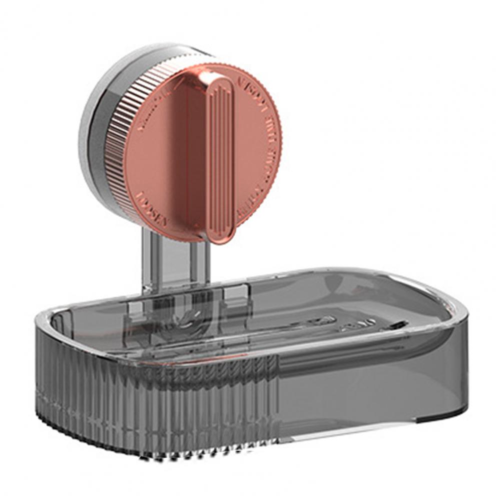 Soap Storage Rack Soap Box Suction Cup Soap Tray Holder for Easy Bathroom Organization Wall Mount No Drilling Needed