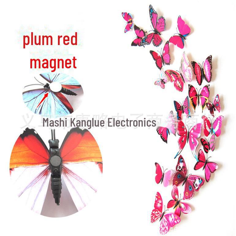 3D Butterfly Wall Stickers – 12 Sets for Bedroom, Living Room, or Wedding Decor