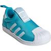 Adidas Originals Superstar 360 Comfortable Versatile Shock Absorbing Durable Low Top Kids Sneakers Kids Sneakers Light-Blue FZ2978