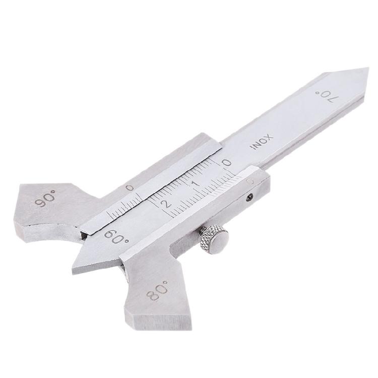 0-20mm Weld Gage High Precision Stainless Steel 60 70 80 90 Degree Angle Ruler