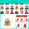 Claus Christmas Santa Reindeer Honeycomb Tabletop Decor Paper For Celebrations
