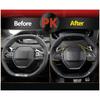 For Peugeot 3008 5008 GT 2017 2018      3008GT 5008GT Car Steering Wheel Button Trim Cover Accessories