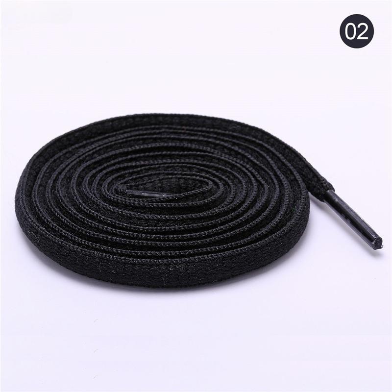 Fashion Multi Color Durable Non Fading Round Shoelace Black White Dirt Resistant Versatile Shoelaces Half Round Shoe Accessories