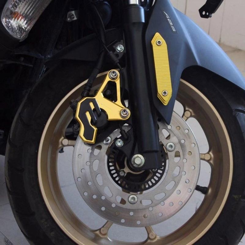 Front Brake Caliper Guard Protector Cover Aluminum Brake Caliper Guard Covers for NMAX155 2020-2021 Motorcycle Accessory