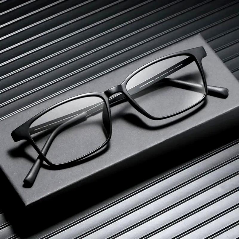 Reading Glasses Men Titanium Alloy Presbyopic Glasses HD Glasses Anti-blue Light Ultra-light Prescription Glasses +1.0 To +4.0