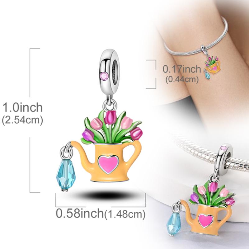New Original Copper Charms Beads Pendants For Original Bracelet Necklaces Charm Women Diy Jewelry Gifts