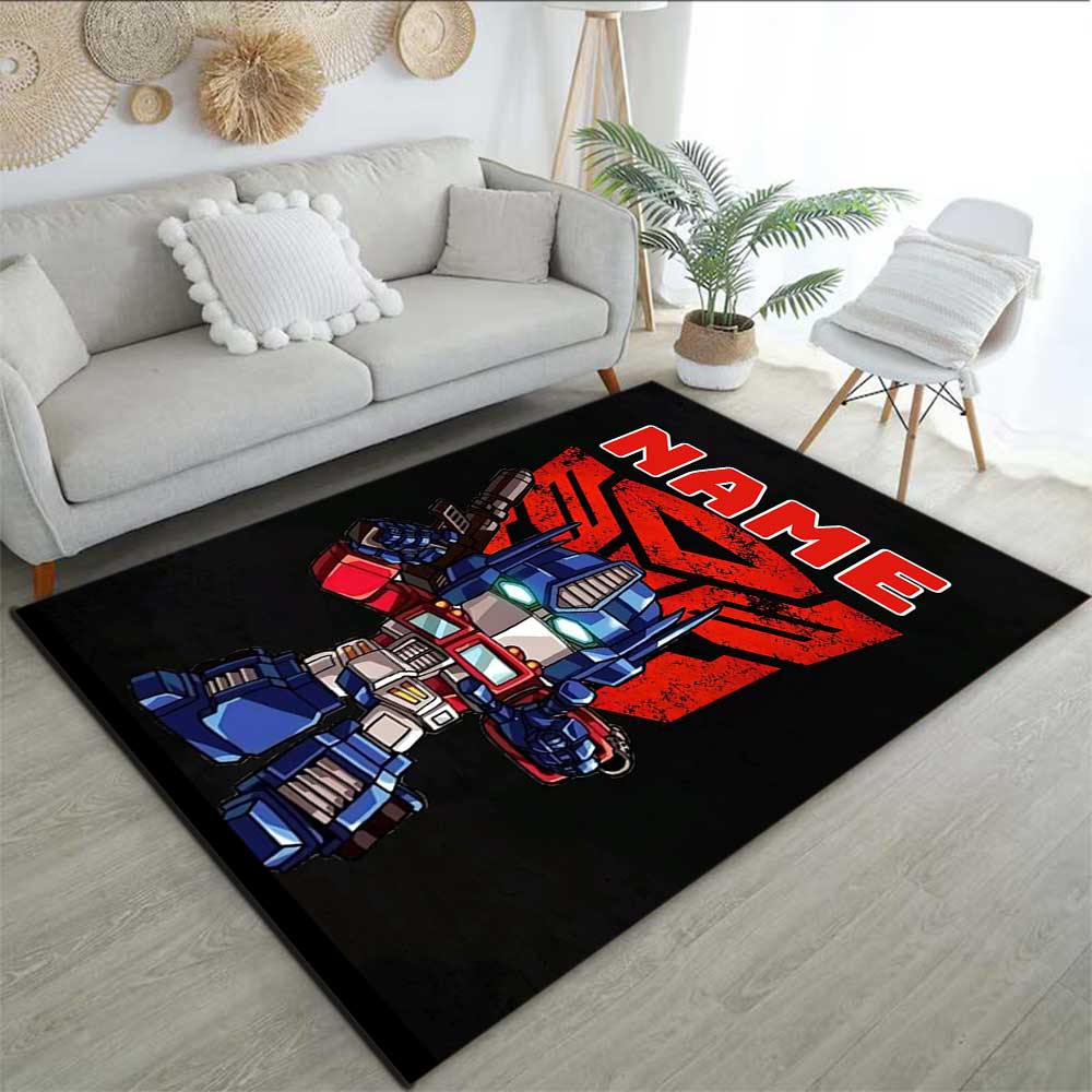 Transformers Fans (26) Customize your name rug, office chair cushion, home bedroom living room gift.
