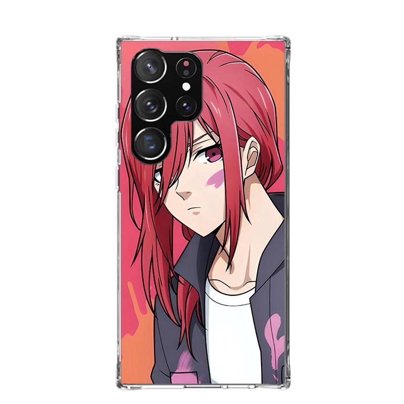 

Blue Lock Chigiri Hyoma Phone Case For Samsung Galaxy S26 Ultra S23 S24 S25 Edge S20 FE S21 S22 Plus Soft Print Shell Cover Fund Samsung S21