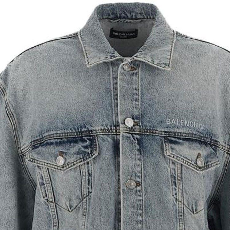 Balenciaga FW22 Denim Jacket Unisex Blue 706654TDW144824