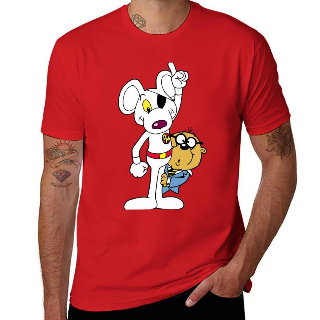 Danger Mouse TShirt plain sports fans mens graphic tshirts anime