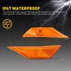 LED Marker Turn Side Lights Signal Lamp Amber Lens For Honda 2016- Civic