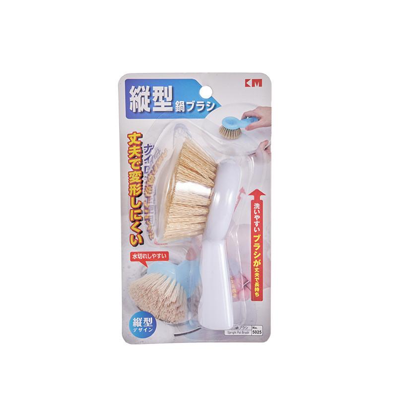 Abs Handle Pot Scrubber With Nylon Bristles For Easy Dishwashing And Cleaning