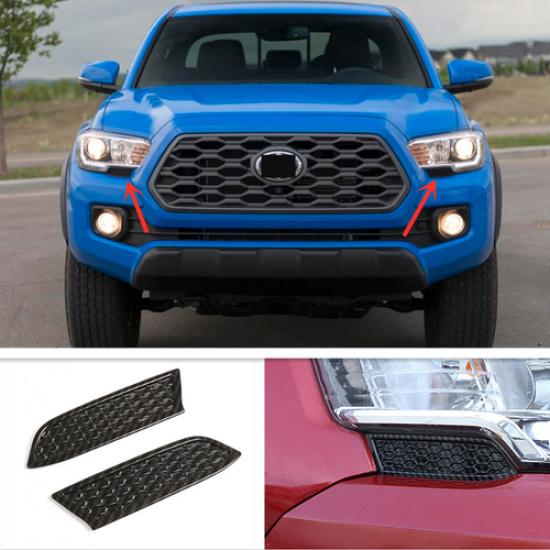 Декоративные накладки для очистки фар для Toyota Tacoma 2016- ABS Аксессуары 2 шт.