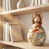 Mini Prayer Figure Jewelry Box Resin Handmade Mary Virgin Jesus Praying Christian Keepsake Box Catholic Gift for Men Women