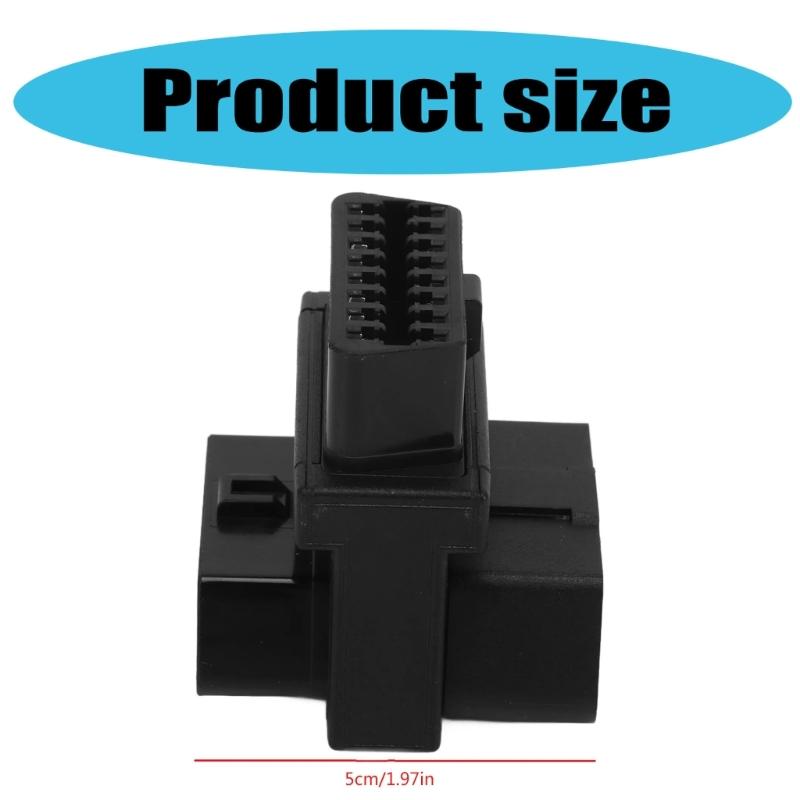 OBD2 Splitter Extension Cable 16 Pin Male To 2 Female Connector for Easy Diagnostic Access Car Maintenance & Monitoring