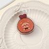 5Pcs Cute Cartoon Acrylic Double-Sided Pp Clip Original Multifunctional Clip Student Storage Clip Exam Paper Clip