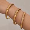 Stainless Steel Zircon Diamond Buckle Bracelet - Versatile European-American Light Luxury Fashion Accessory
