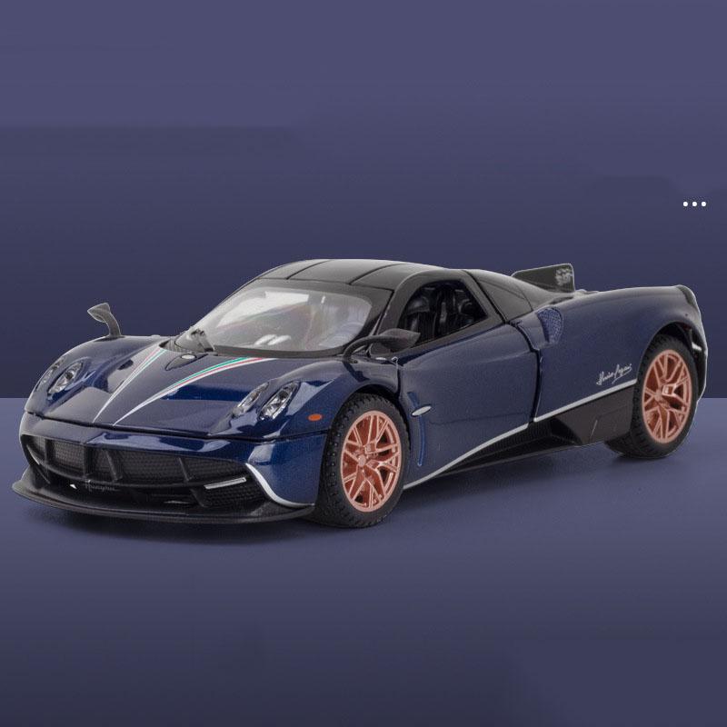1/32 Pagani Zonda R Diecast Models Huayra Dinastia Alloy Toys Miniature Car Sound Light Pull Back Doors Openned Cars Child Gifts