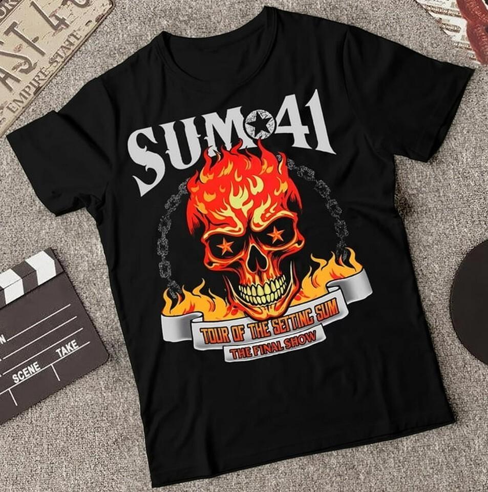 Sum 41 Tour of the Setting Sum 20242025 Tour t shirt KN470 Unisex T-Shirt M
