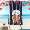Bear Panda Love Print Beach Towel Large Soft Quick Dry Towel For Beach Camping Swimming