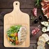 Rectangle Groove Pizza Bread Cheese Cutting Board Tray Handle Baking Home Kitchen Tool