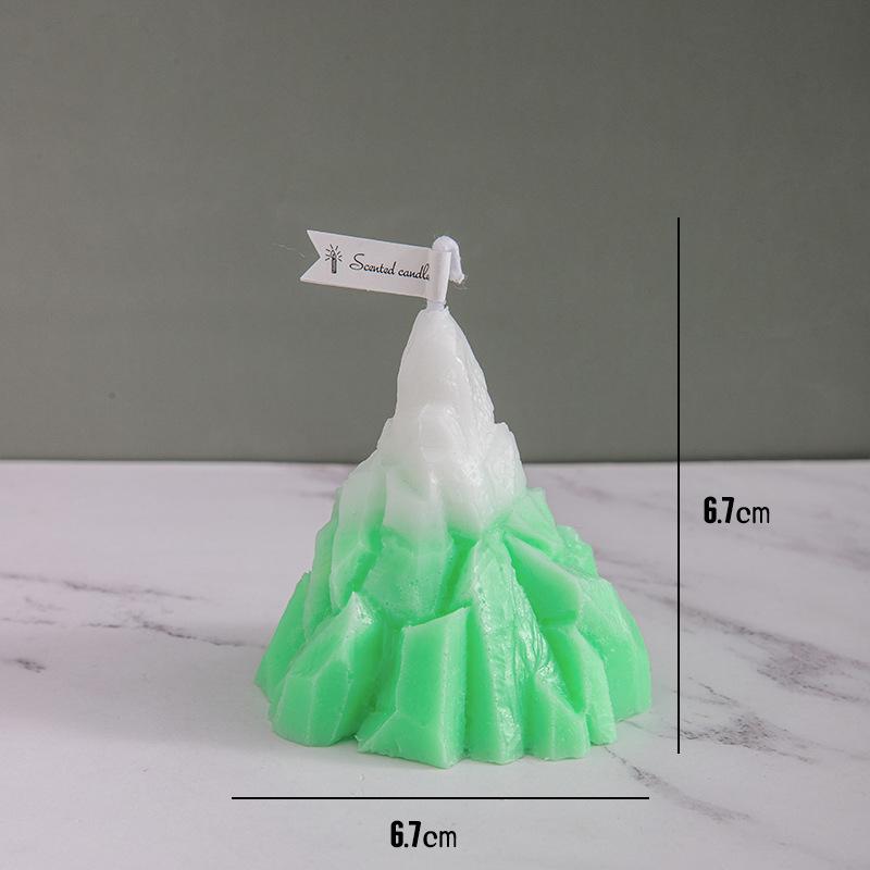 Nordic Style Iceberg Aromatherapy Candle Birthday Companion Gift Home Fragrance Ornament