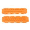 1 Pair RC Sand Ladder Anti Slip Plastic RC Crawler Car Recovery Ramps Board for SCX24 124 Orange