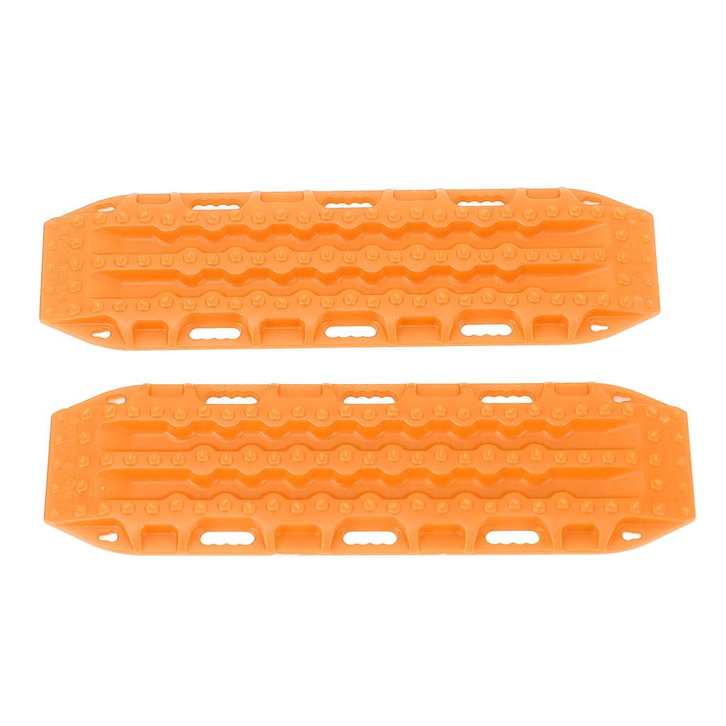 1 Pair RC Sand Ladder Anti Slip Plastic RC Crawler Car Recovery Ramps Board for SCX24 124 Orange