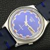 SEIKO 5 AUTOMATIC JAPAN MENS VINTAGE BLUE COLOR DIAL WATCH a701529-5 R206b-a701529