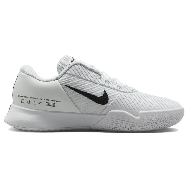 Nike Court Air Zoom Vapor Pro 2 'Hvit Svart' Damesneakers DR6192-101