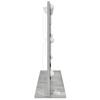 Bathroom Mirror Right Angled Concrete Grey 80 x 55 x 18 cm