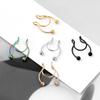 Trendy European & American No-Piercing Horseshoe Nose Clip Jewelry