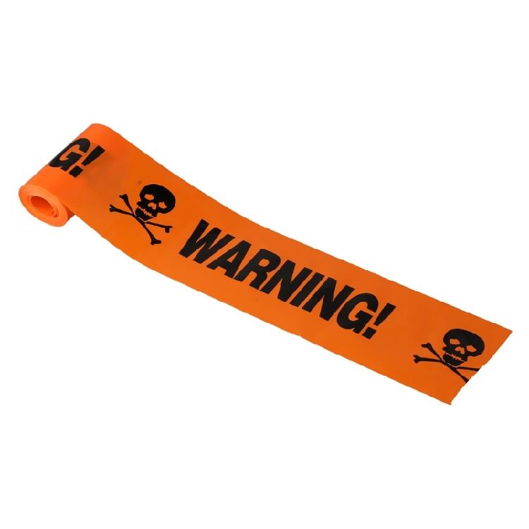 Adhesive Caution Tape for Halloween Party Effective Hazard Marking Festival Event House Decors Warning Tape