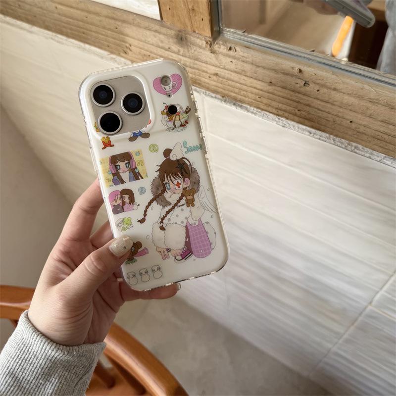 

Anime Yaya Braids Angel Girl iPhone 17/16 Pro Max/15/14 Case iPhone 14
