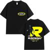 Rapper Rusowsky Latam Tour 2025 Graphic T Shirt Mens Vintage High Quality Fashion Tshirts Hip Hop Short Sleeve Cotton Tshirt