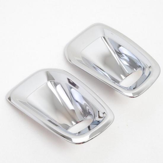 For Jeep Renegade 2015 2016 2017 Chrome Front Fog Light Lamp Cover Trim Sticker