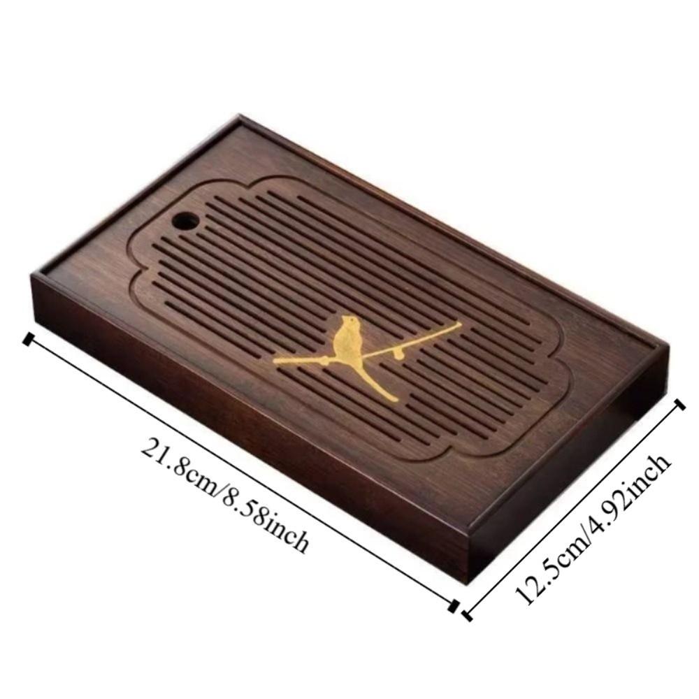 Natural Bamboo Tea Drainage Board Simple Bamboo Tea Tray Chinese Tea Tray Tea Enthusiast