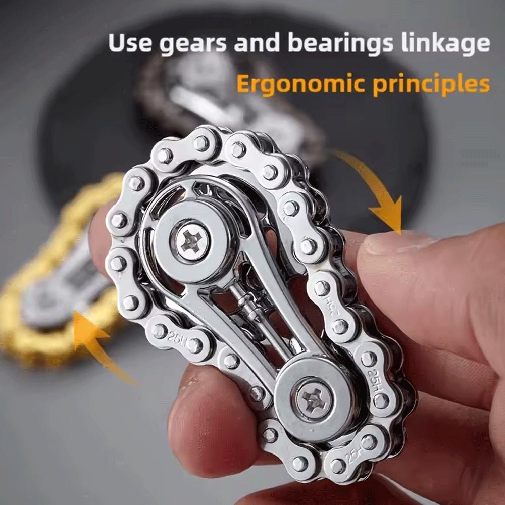 Metal Fidget Spinner Office Desk Toy Stress Relief Gears Hand Spinner for Adults desk decoration home decor Relieve stress relax