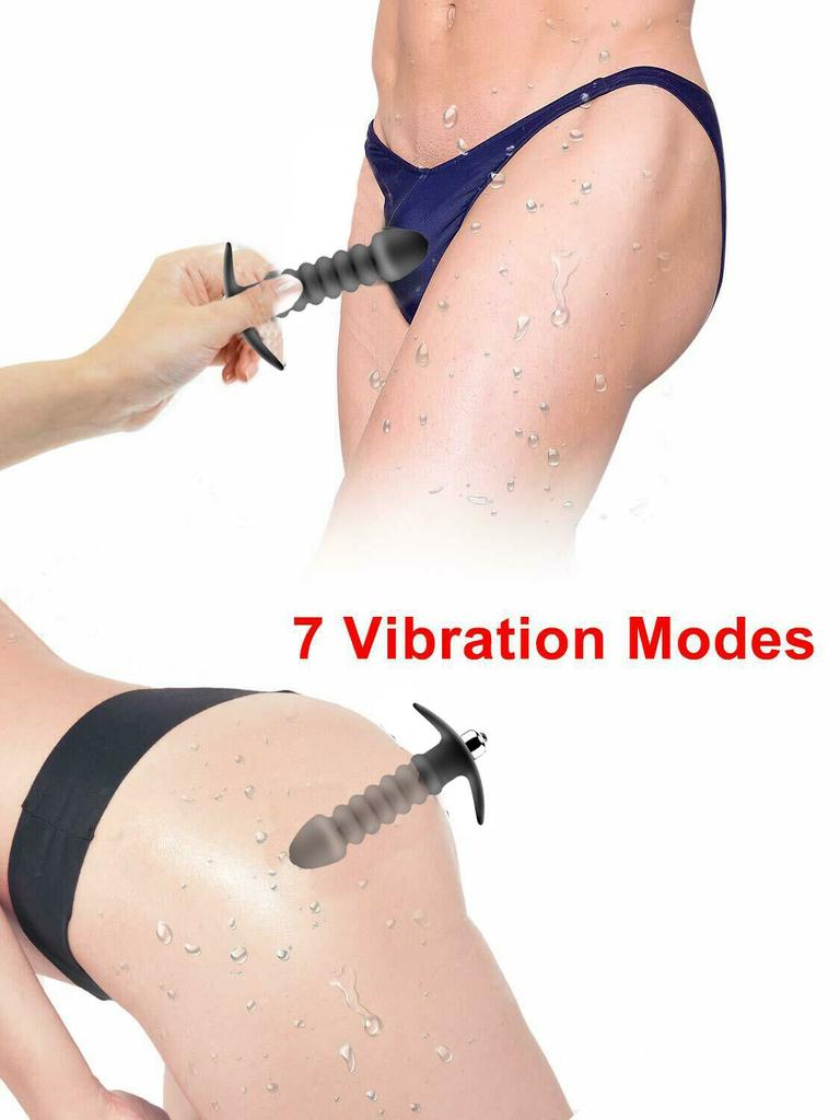 Male Prostate Massager Dildo Anal Butt Plug Anus Vibrator For Men Women Sex Toys