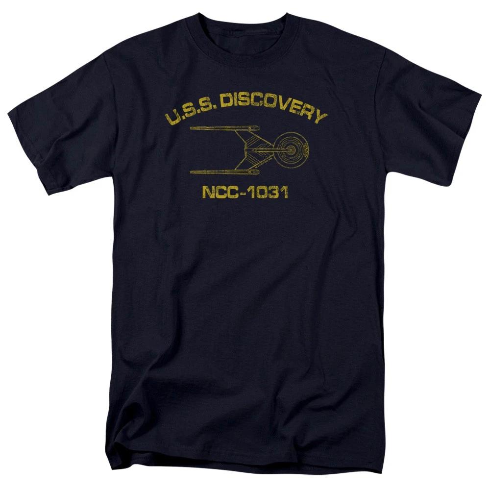 Star Trek Discovery - Discovery Athletic -  Unisex Children s T-shirt - Blue 160