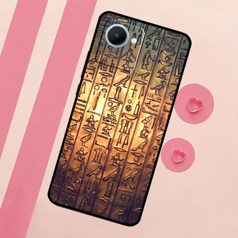 

Египетские Иероглифы Для Realme 10 11 12 13 14 Pro Plus C55 C71 C75 C67 C63 C61 C53 C35 C65 GT6 GT7 15 Pro Чехол Realme 10 Pro Plus