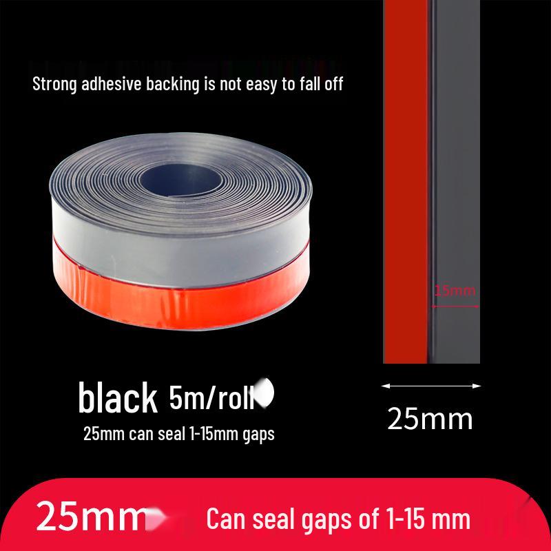 Windproof Waterproof Door & Window Gap Sealing Strip – Soundproof, Insulating Rubber Strip