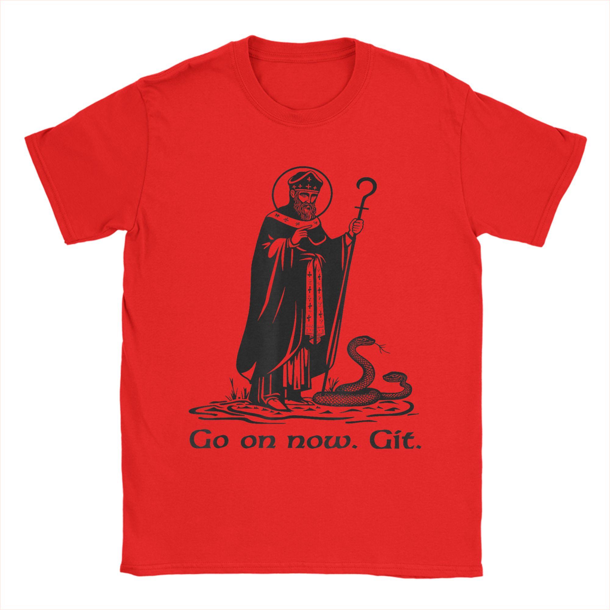Funny Saint Patrick Irish Catholic St Patrick s Day Go On T-Shirt Summer  Trending T Shirts Couple Top Tees Short-Sleeved Tops S