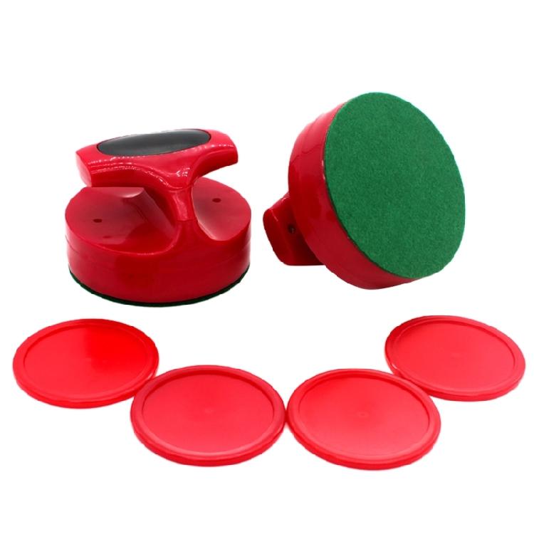 

Home Standard Air Hockey Paddle and Pucks 94mm Table Hockey Pusher Set червоний