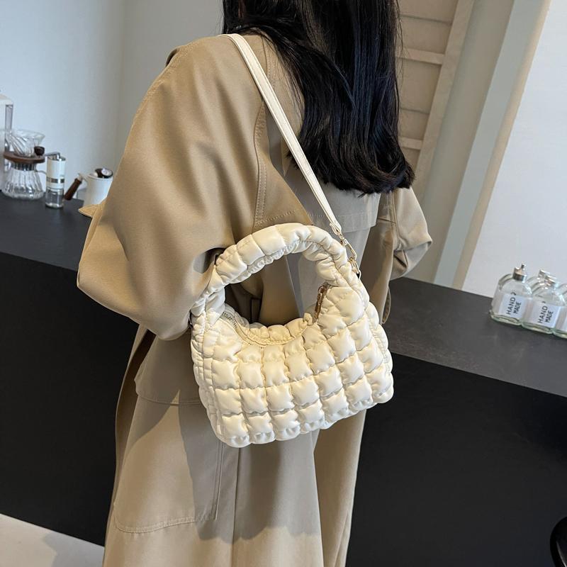 Designer Brand Bags for Women Shoulder Luxury Crossbody Bag Women's Bags Winter Down Padded Leather Tote Bags