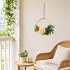 Artificial Flower Wreath, Sustainable Hanging Ornaments, with Elegant Flower Decorations for Bedroom Living Room Balcony Cafe Nursery