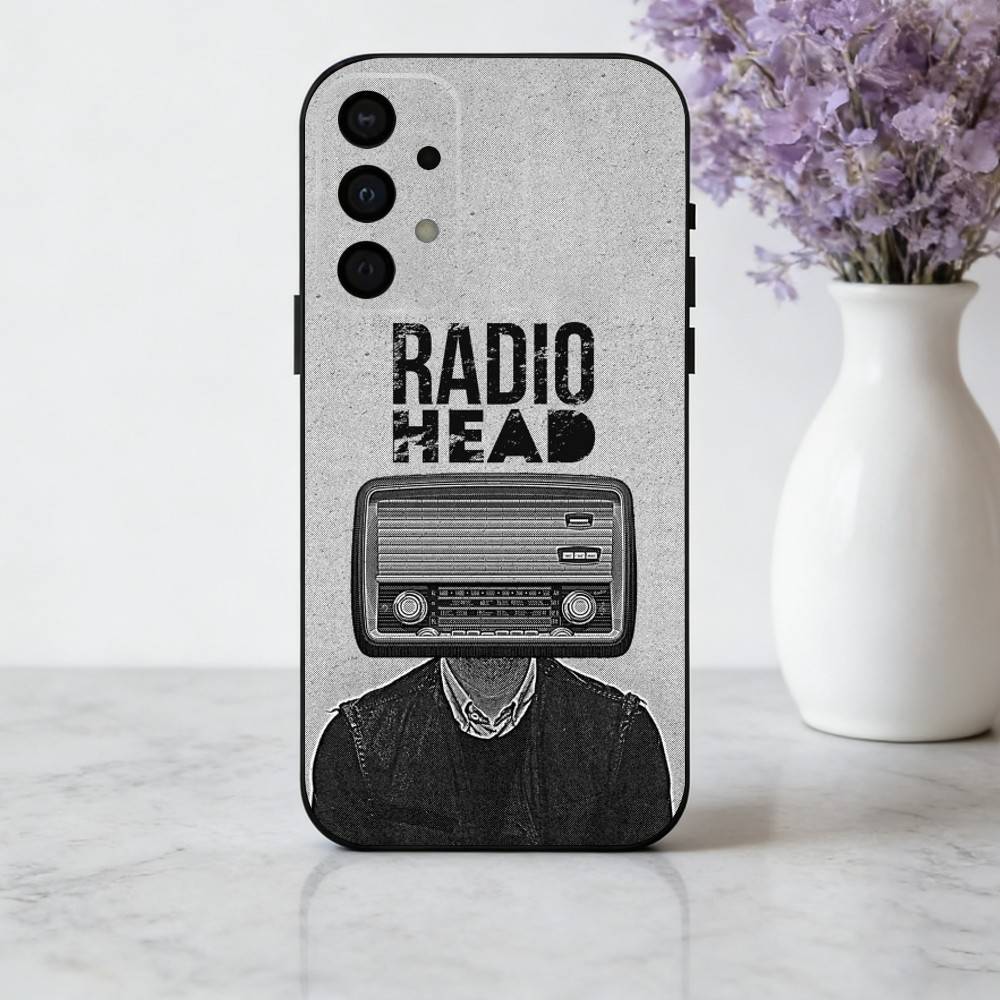 Alternative R-Radiohead -D band Phone Case For Samsung Galaxy A73,A72,A71,A70,A53,A52,A51,Soft Silicone Black Cover