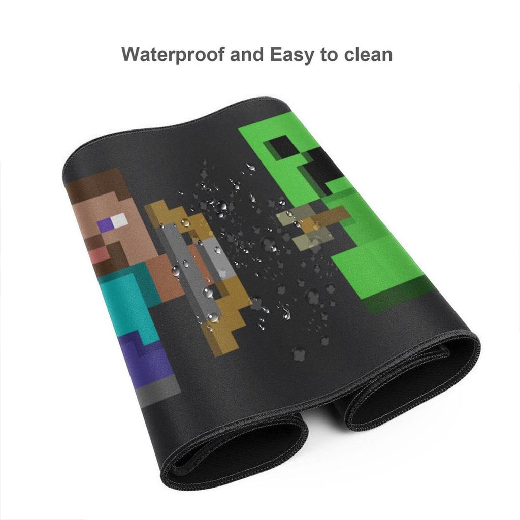 Minecraft Large Game Mouse Pad Mouse Pad Waterproof Durable Stylish Mouse Pad Mouse Pad for Use Anti-Slip Office/Home 40cm75cm